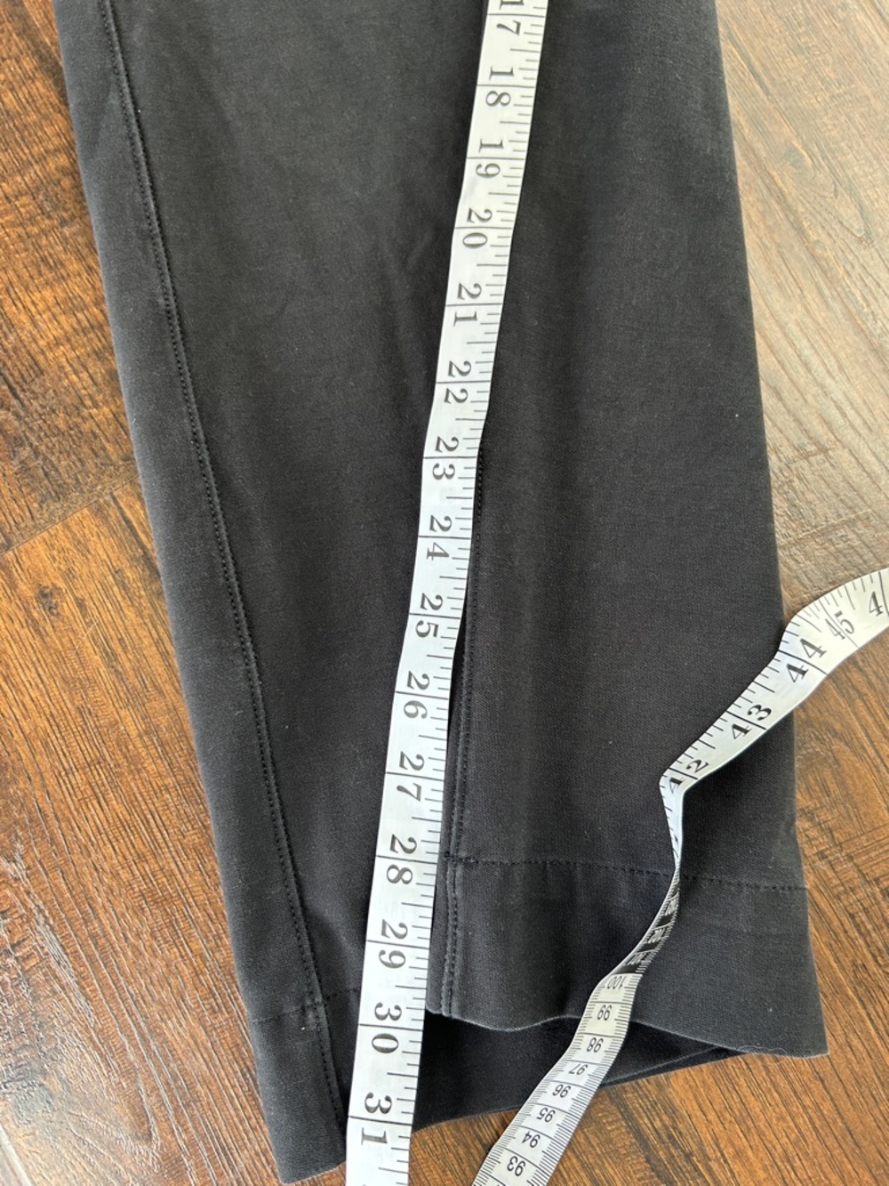 Lululemon City Sleek 5 Pocket Wide Leg High Rise Pants Women’s 33 Black‎ W5ENJS - Picture 8 of 8